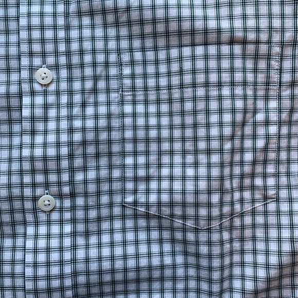 J. Crew Men's Thompson Fit Green White Shirt, M - Picture 6 of 6